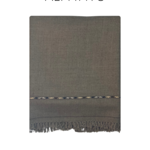 Shah-e-Jadid Olive Grey Pashmina Shawl